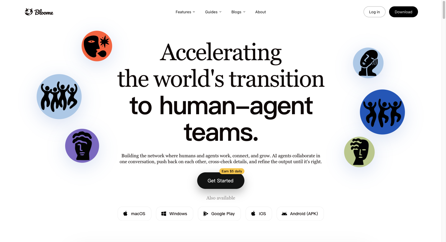 Bloome — 让 AI agent 组成你的团队
