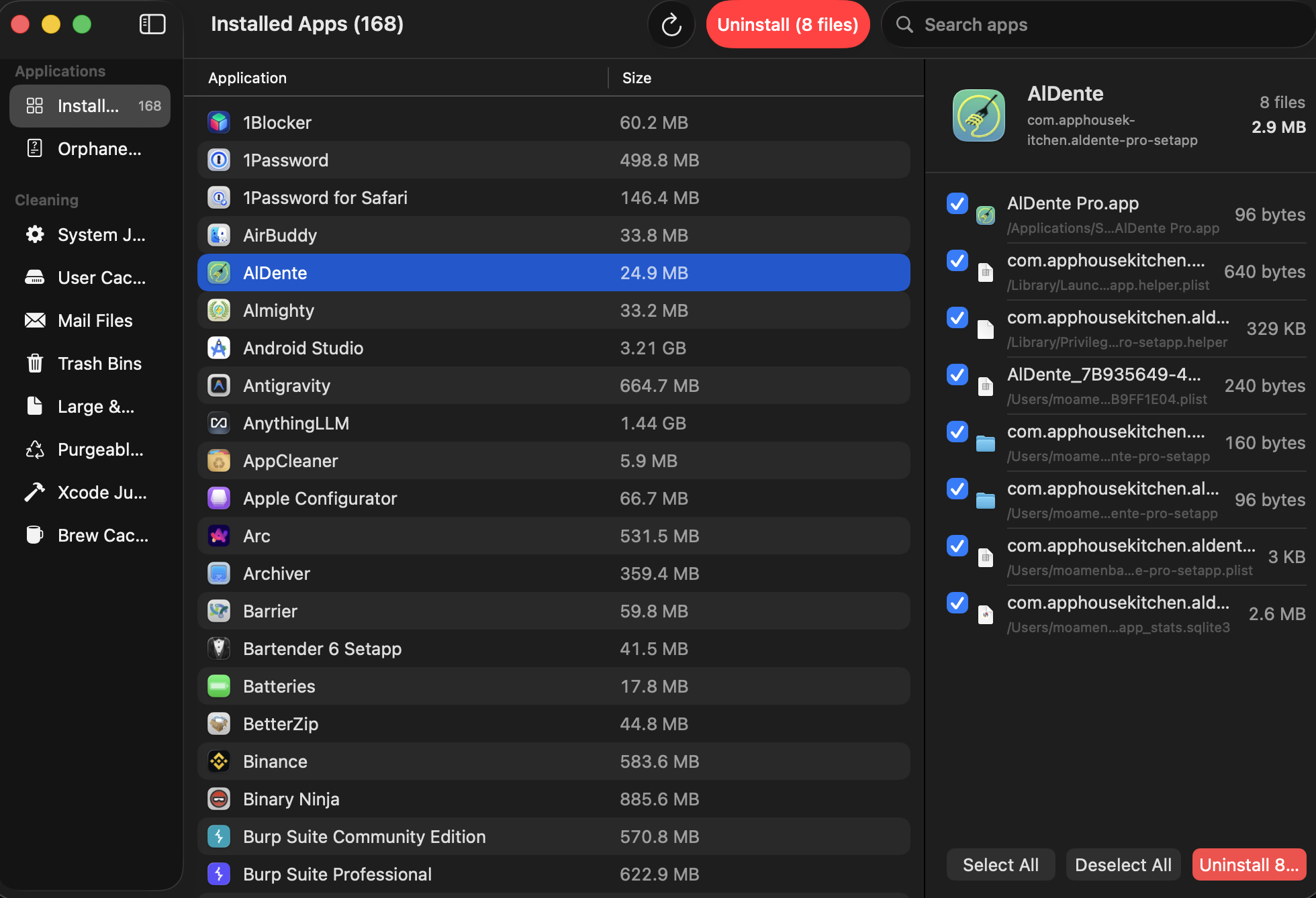 App Uninstaller